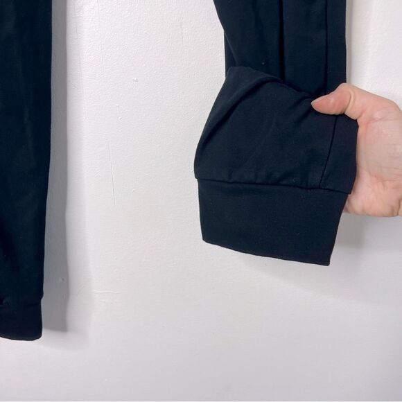 Cozy Earth Bamboo Rib Knit Black Lounge Joggers Womens XL Stretch Pull On Pocket - Picture 11 of 14